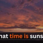 what time is sunset