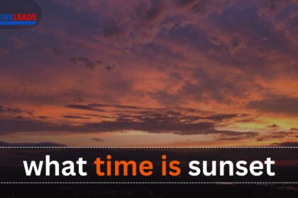 what time is sunset